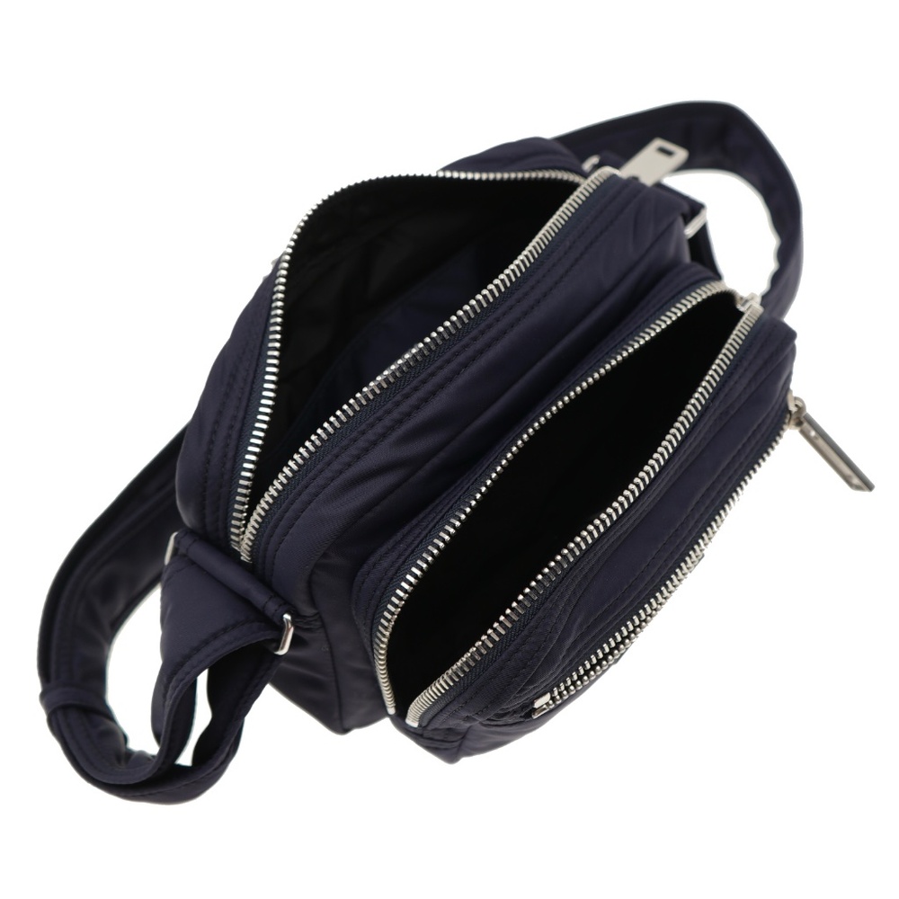 Burberry Warner Camera Crossbody Bag Navy Blue Nylon New - Picture 11 of 12